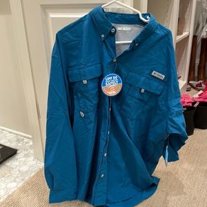 NWT Columbia fishing shirt